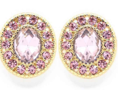 Understated Elegance Crystal Post Back Earring