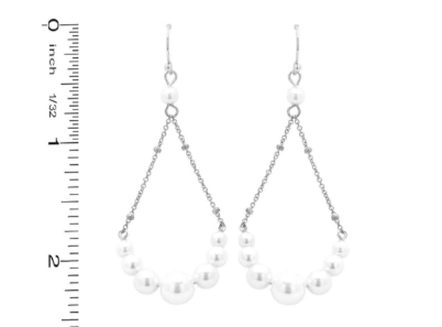 Toshia's Pearl Drop Hook Earring