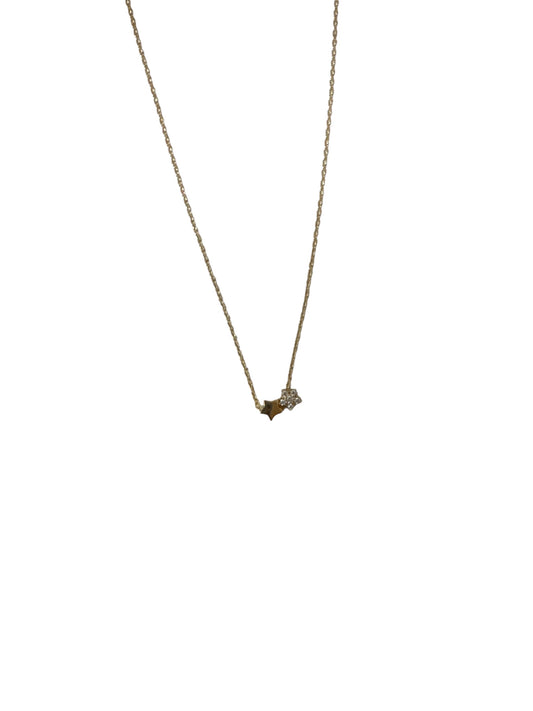 Dainty Double Star Pendant Necklace