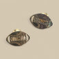 Beth's Classic Gold Football Season Post Back Earring