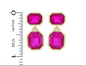 Jeaneane's Bella Elegance Post Back Crystal Drop Earrings