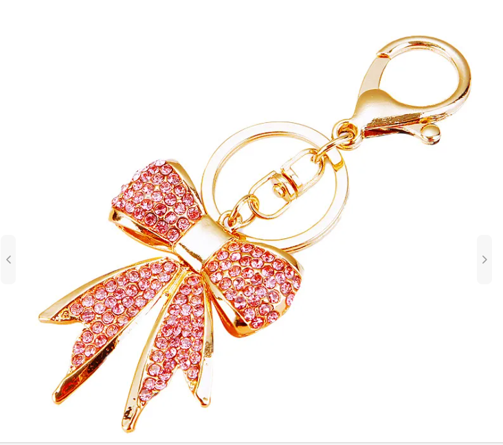 **PREORDER**  Rhinestone Bow Bag Charm