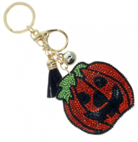 Rhinestone Crystal Cushion Bag Charm