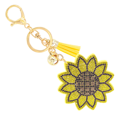 Rhinestone Crystal Cushion Bag Charm