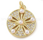 Pearled Starfish with Pave Charm