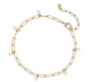 Pearl Charm Chain Clara Anklet