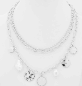 *PREORDER* Sophie's Pearls and Mother of Pearl Charm Necklace