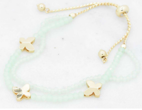 *PREORDER* Misty's Butterfly and Double Bead Bracelet