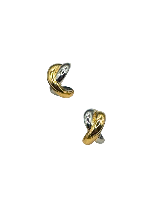 *PREORDER* Ashlynn X Marks the Spot Mixed Metal Post Back Earring