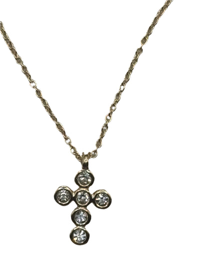 Crystal Cross Randi Pendant Necklace